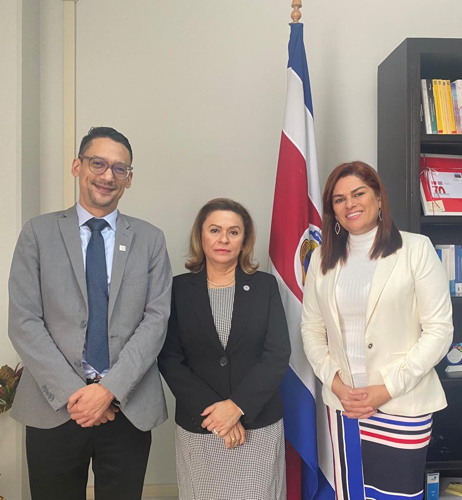 Reunión con el Ministro de MICITT, Señor Carlos Enrique Alvarado Briceño, sobre temas de interés y cooperación(8 de julio de 2022)